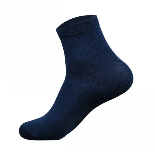 Casual Men Tube Socks Cotton Sweat-absorbent Breathable Socks Man Solid Color Business Socks Male 3Pairs/lot=6pieces - Цвет: zangqingC