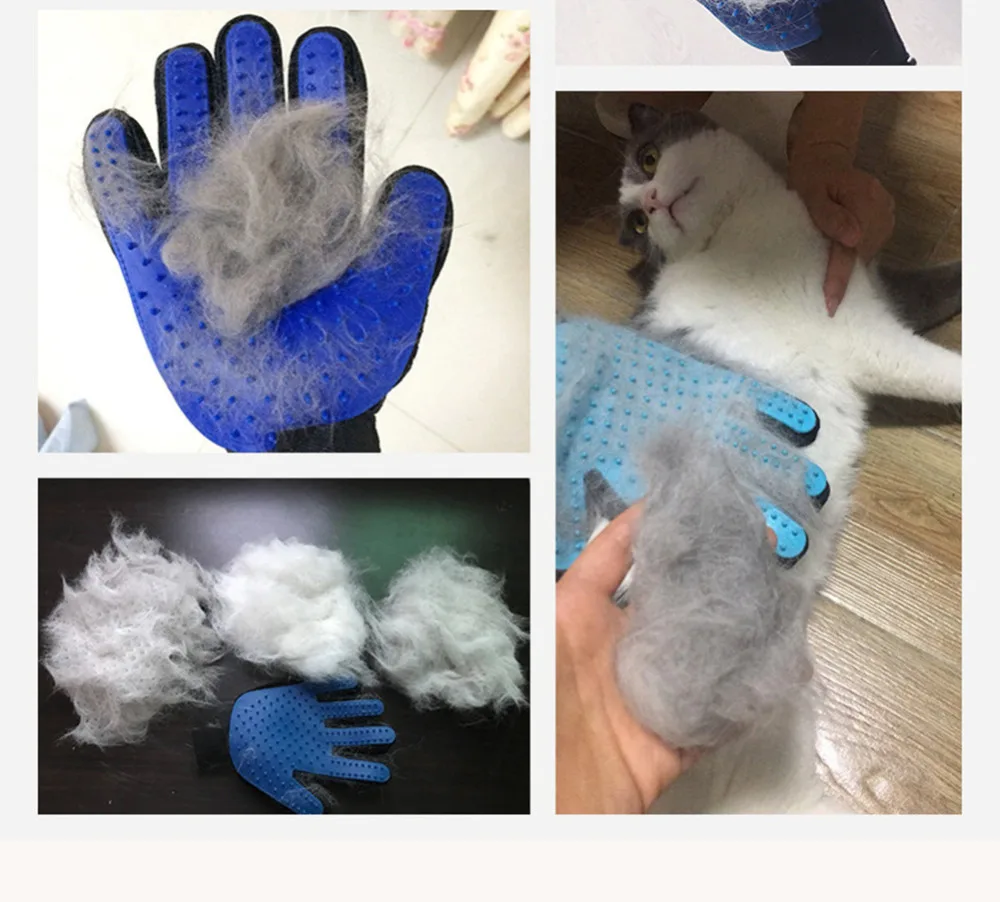 Title 9, ULTRASOUND PET Dog Hair Brush Glove For Pet Cle...