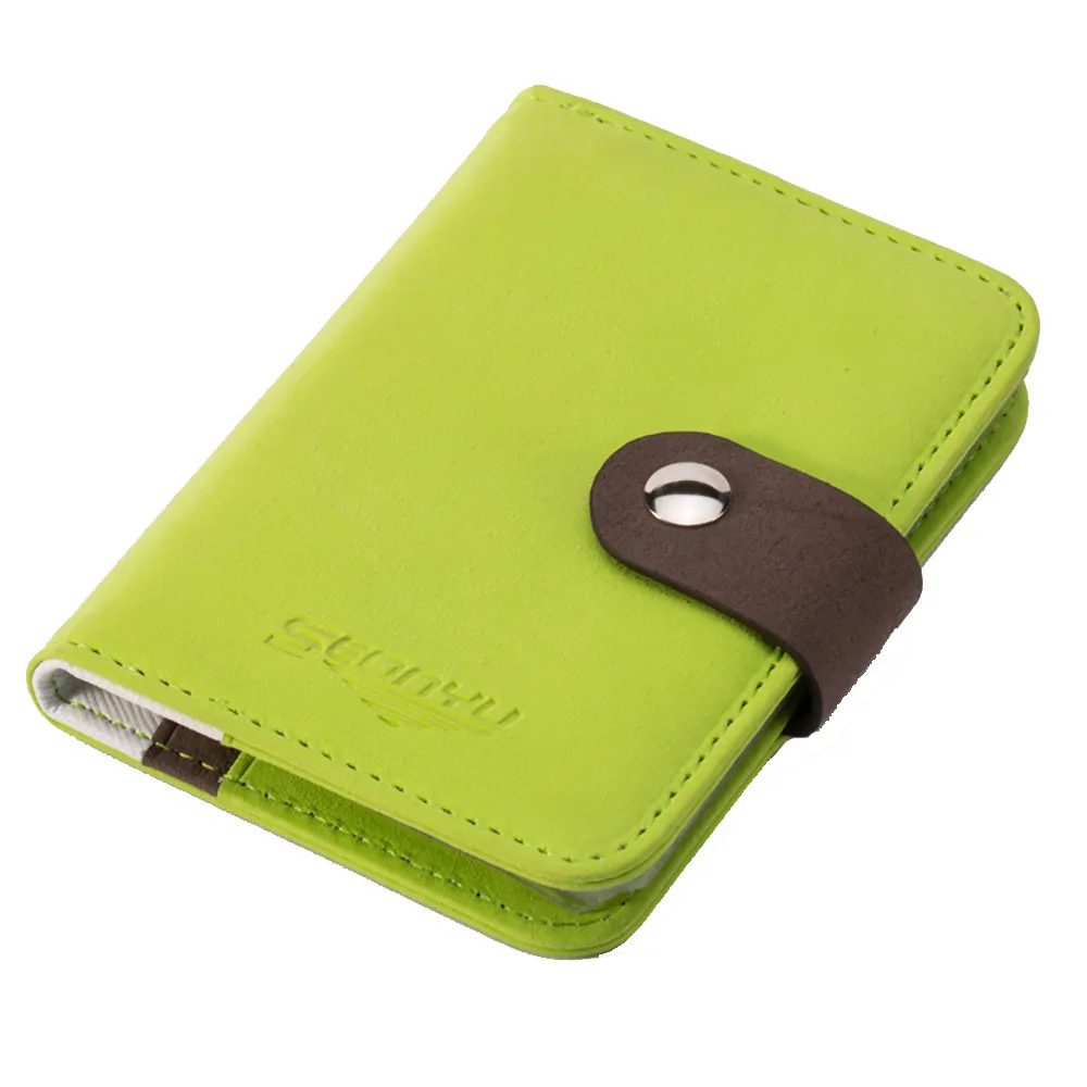 

High Quality Men's Wallet Leather Visiting Cards Credit Card Holder Case Wallet Business Card Package Women's Handbags Hot Sale
