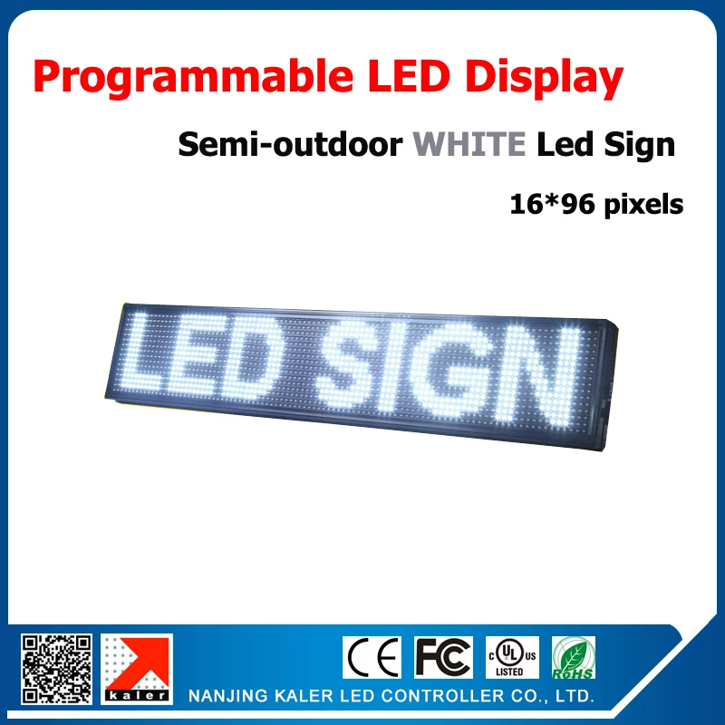 

CE approved p10 led screen module board semi-outdoor led billboard advertising with white color, programmable and scrolling