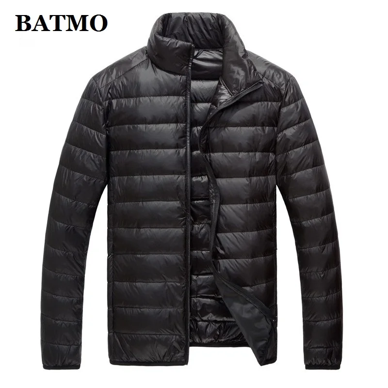 BATMO Новое поступление осень Высокое качество 80% белый утиный пух куртки, мужской тонкий пуховик, плюс-Размер 778