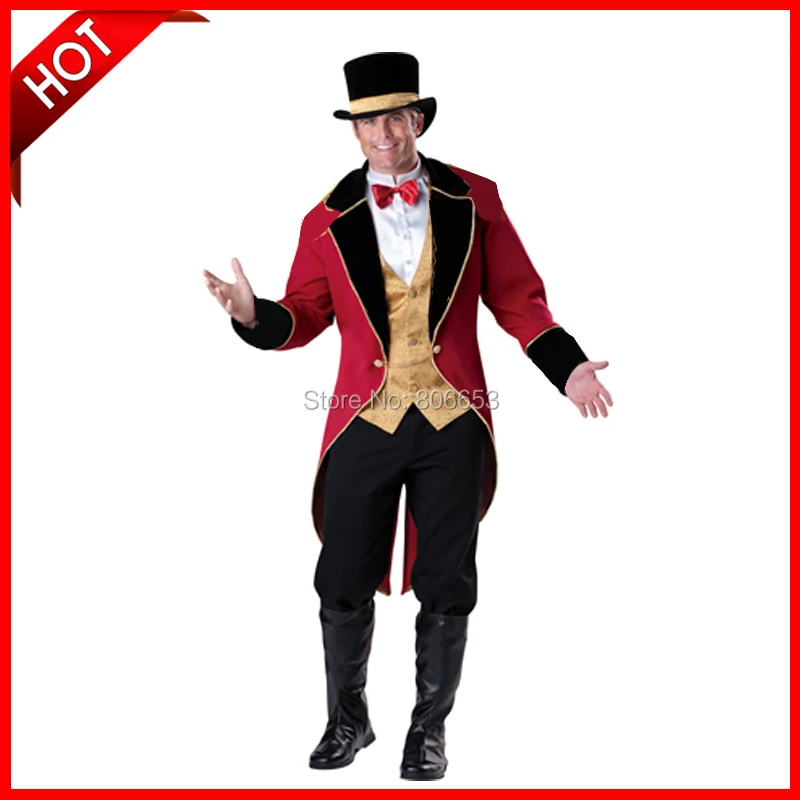 Mens Elite Ringmaster Costume