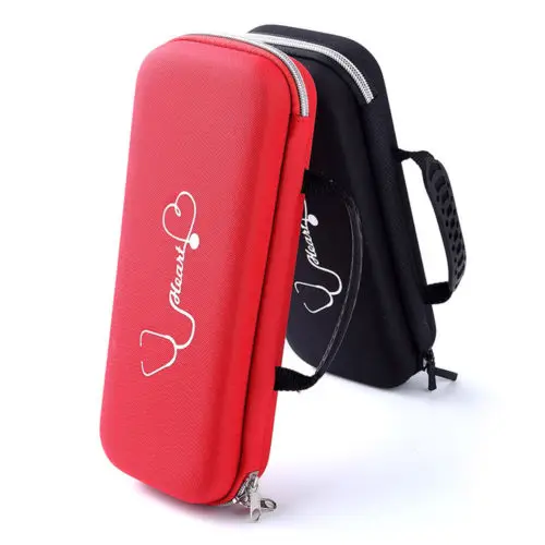 

1Pcs Storage Bags Zipper Container For 3M Littmann Classic Lightweight II SE Dual Head Stethoscope Bags Case Organizer Pouch