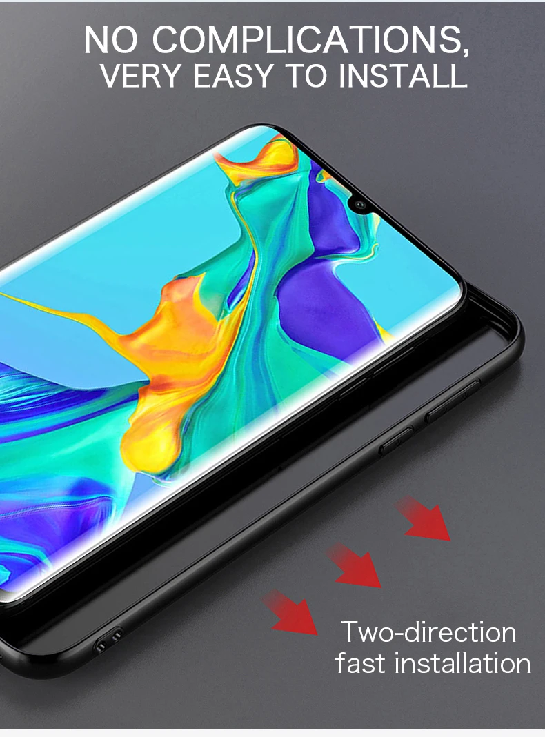 Для huawei P30 чехол нескользящий Противоударный задняя крышка coque MOFi P30 Pro Чехол s черный матовый p30pro силиконовый чехол