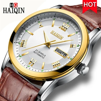 

HAIQIN Men's Watches 2019 Gold Luxury Brand Machinery / Sports / Automatic / Waterproof / Military / Fashion / Watch Men Clock