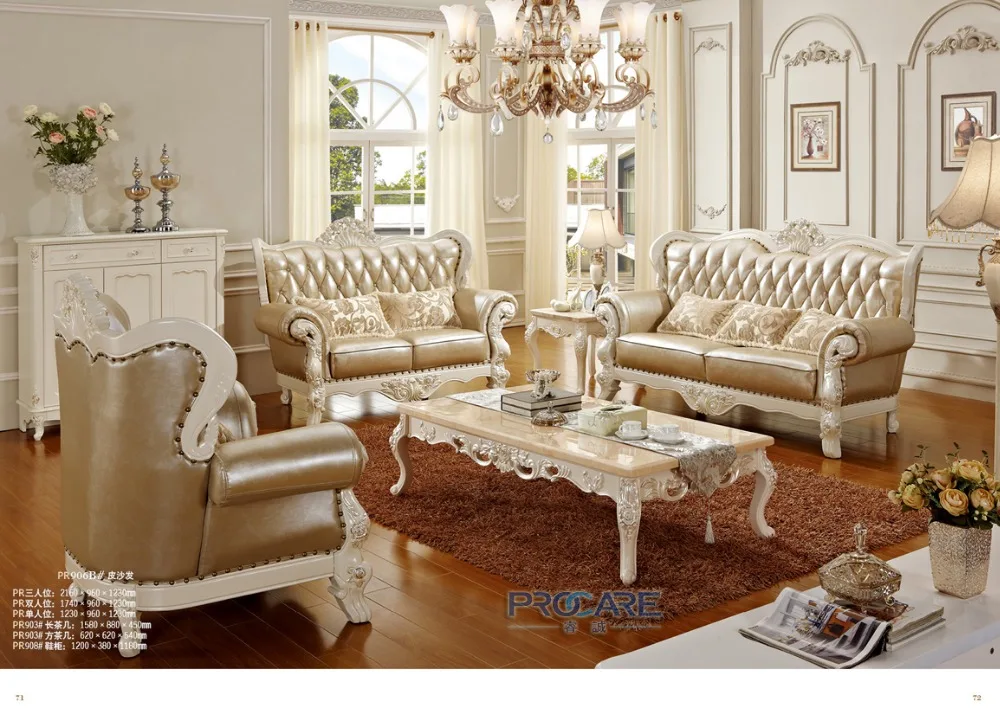 Online kopen wholesale lederen couch stijlen uit china lederen ... Beige woonkamer banken