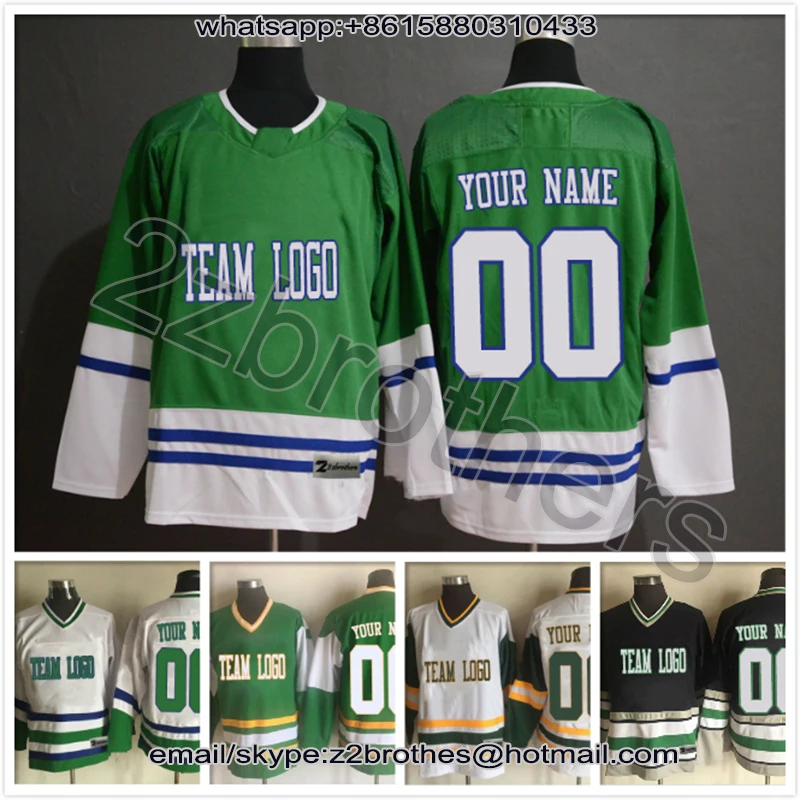 

Factory OEM Custom Ice Hockey Jerseys Design DIY Your Own College Team Sweater Stitch Logo Name Number Hartford Men Women Youth
