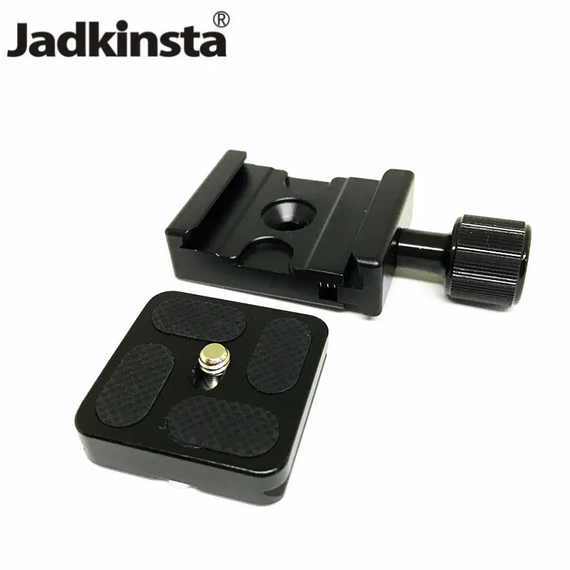 

Jadkinsta Tripod Monopod Quick Release Plate Clamp For DSLR Tripod Plate with Clever Leveling PU-40 Quick Release QR Plate