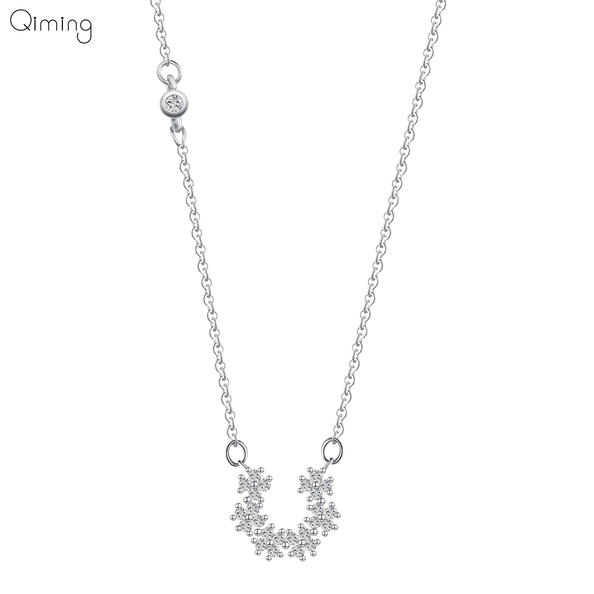 

Delicate Luxury Statement Necklace For Women Zircon Cystal Fashion Jewelry Wedding Necklace Chokers Gift