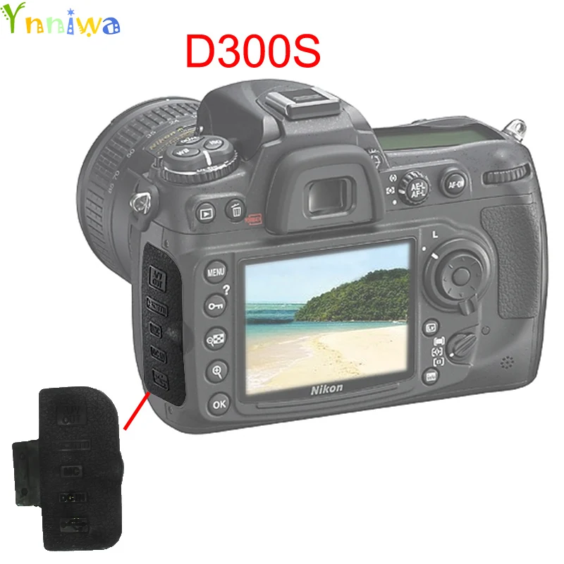 1-10pcs For Nikon D300S Export data cover Back Rubber DSLR Camera Replacement Unit Repair Part | Электроника