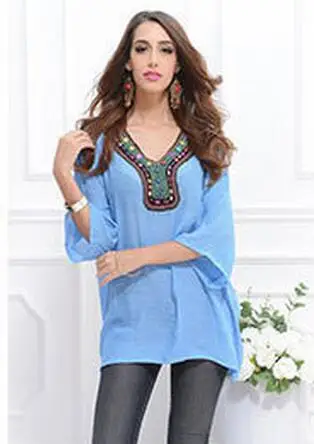 2016 New Arrival Fashion Women Tops Batwing Sleeve Loose Spring Summer Newest Solid Casual Tees Big Plus Size | Отзывы и видеообзор -32612441534