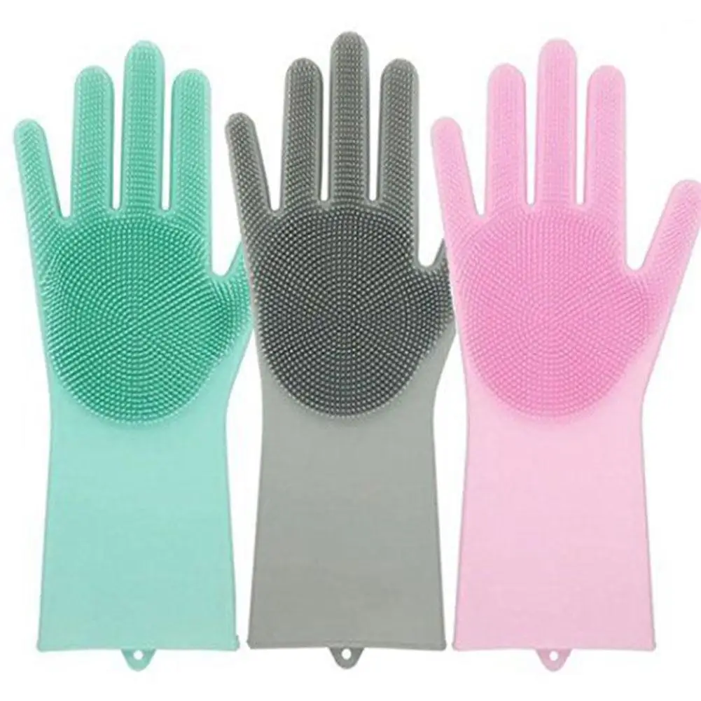 Buy AsyPets Magic Silicone Rubber Dish Washing Gloves