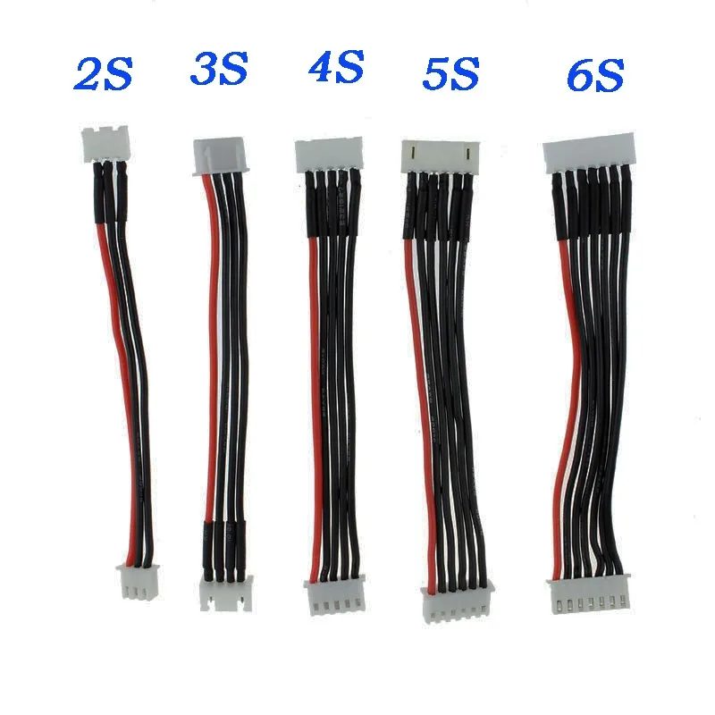 10pcs RC FPV Battery Balancing Head Extension Line Cable 2S 7 4V 3S 11 1V 4S