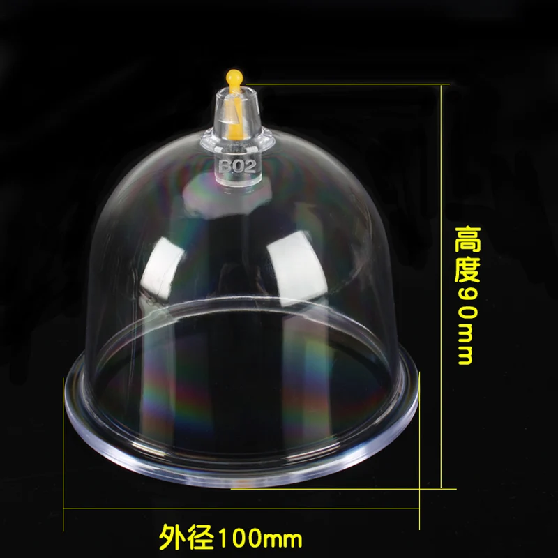 

5pcs 100mm extra large acupuncture massage cup chest/back vacuum cupping cans