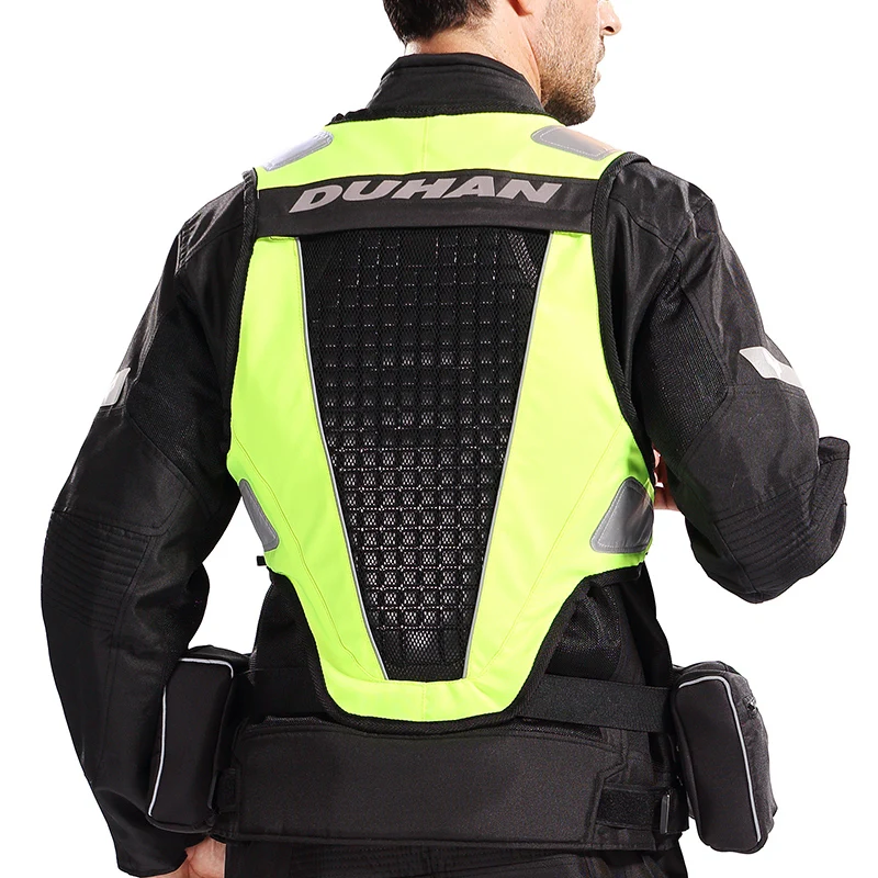 Cycling Motorcycle Reflective Vest Safety Warning Clothes Jacket