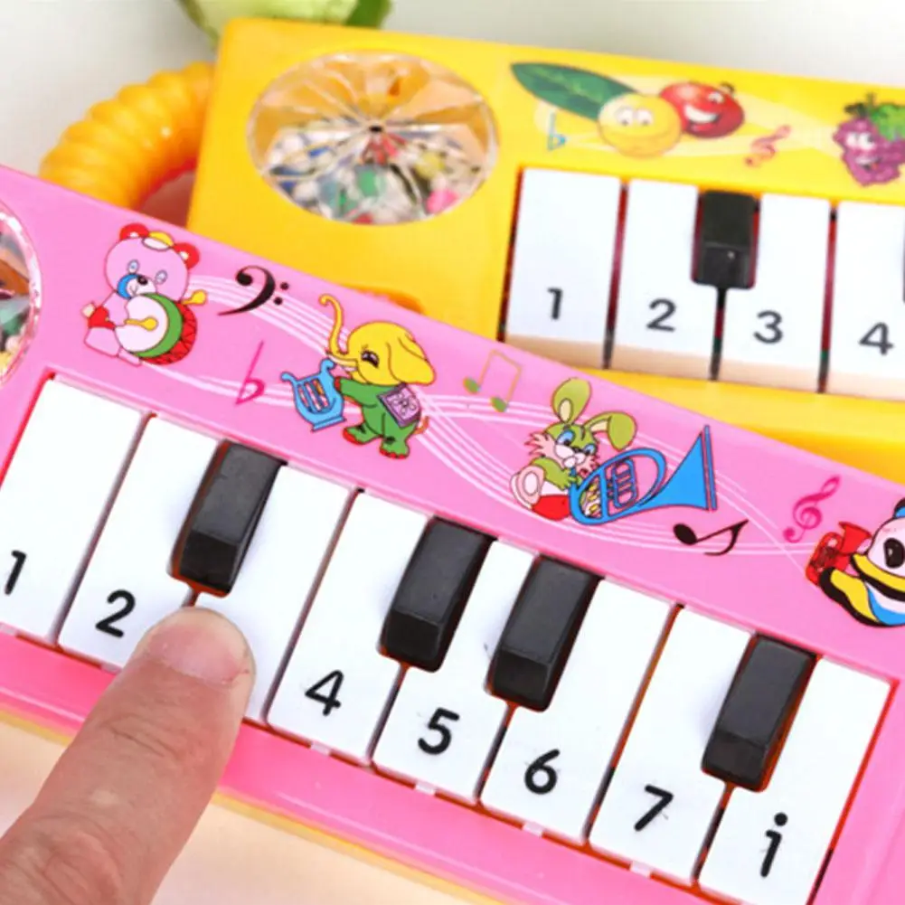 RCtown Детские младенческой малышей Дети Музыкальные пианино развивающие игрушки Ранние образовательная игра игрушка случайный цвет
