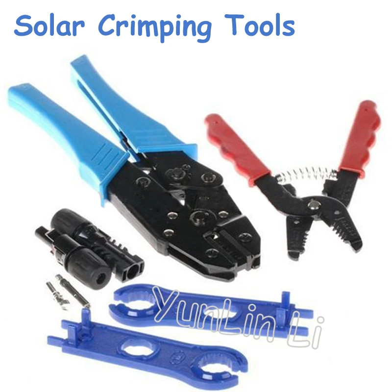 

MC4 Solar Panel Cable Connector Crimp Tool PV Crimping DIY Wire AWG 14 12 10 Solar Crimping Tool