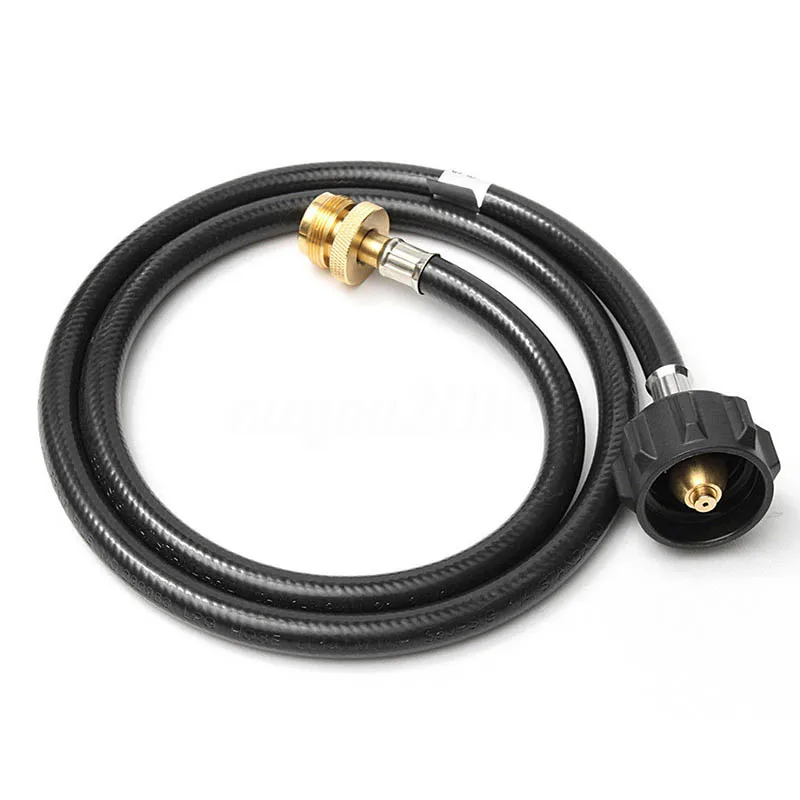 

Propane Tank Adapter Hose 4-Foot Extension Connects LP Tank Gas To BBQ SKD88