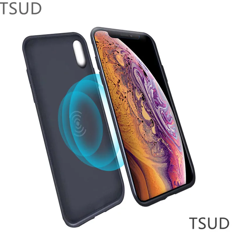 

5000mah high capacity battery charger case for iphone xr ultra thin external potable wireless charging cover for iphone xr