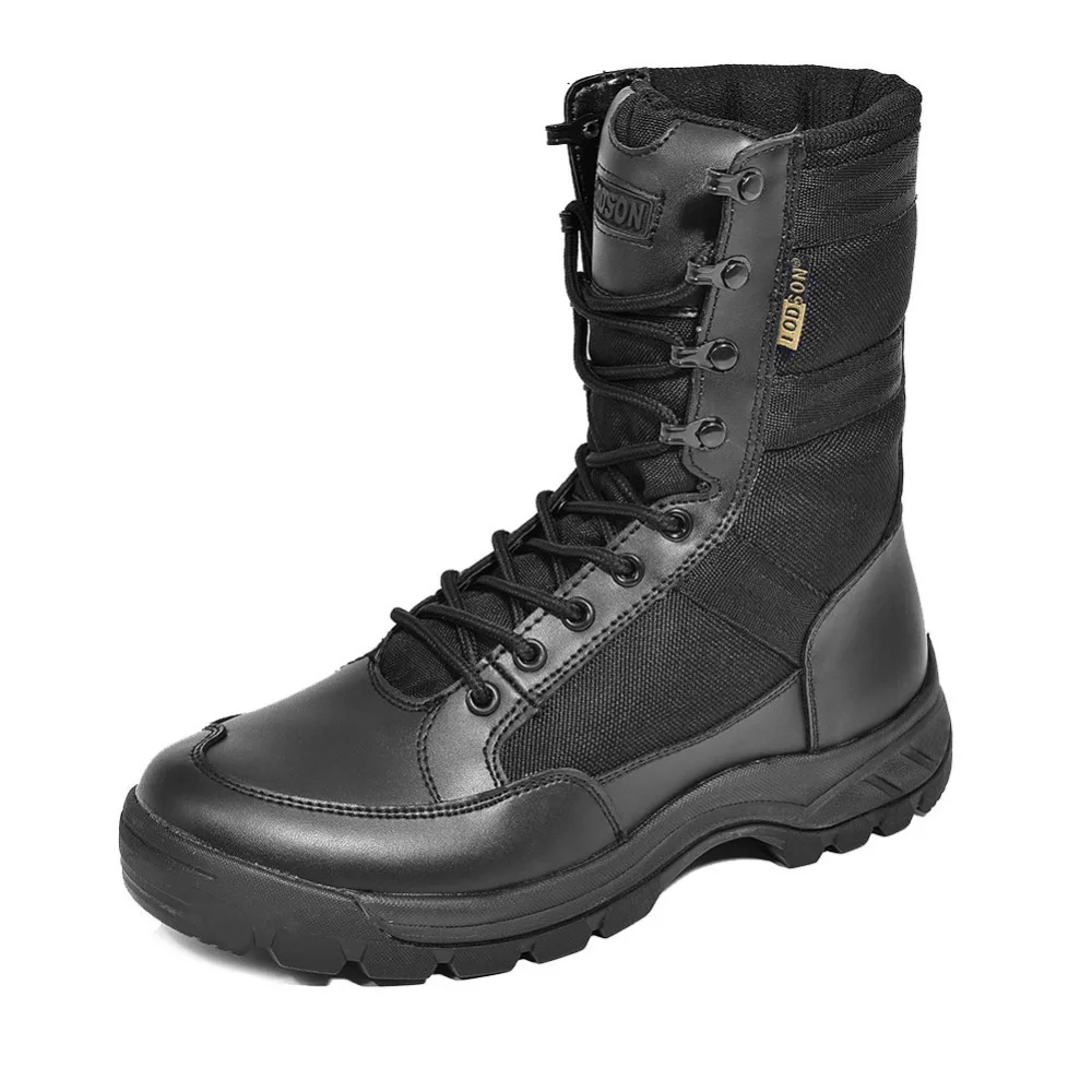 

Outdoor Hiking Shoes Sport Man Sneakers 8 inch Army Military Combat Tactical Boots Black Trekking Women Footwear