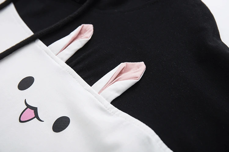 Carrot Bun Bun Kawaii Hoody Tee - 17 - Kawaii Mix