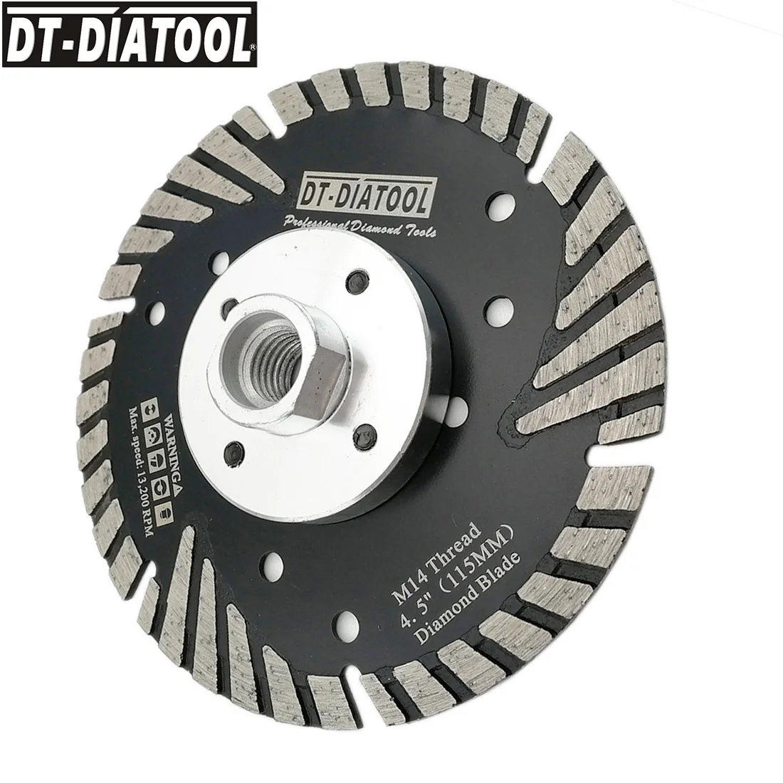 DT-DIATOOL 5pcs/pk 115mm/4.5inch Hot Pressed Diamond Turbo Blade Cutting Wheel For Stone & Concrete material Concrete Saw Blades DT-DIATOOL 5pcs/pk 115mm/4.5inch Hot Pressed Diamond Turbo Blade Cutting Wheel For Stone & Concrete material Concrete Saw Blades