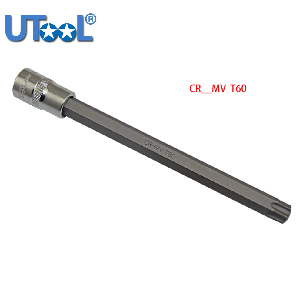 New T60 Socket 1/2" Drive Torx Star Bit Extra Long 200mm Engine Head