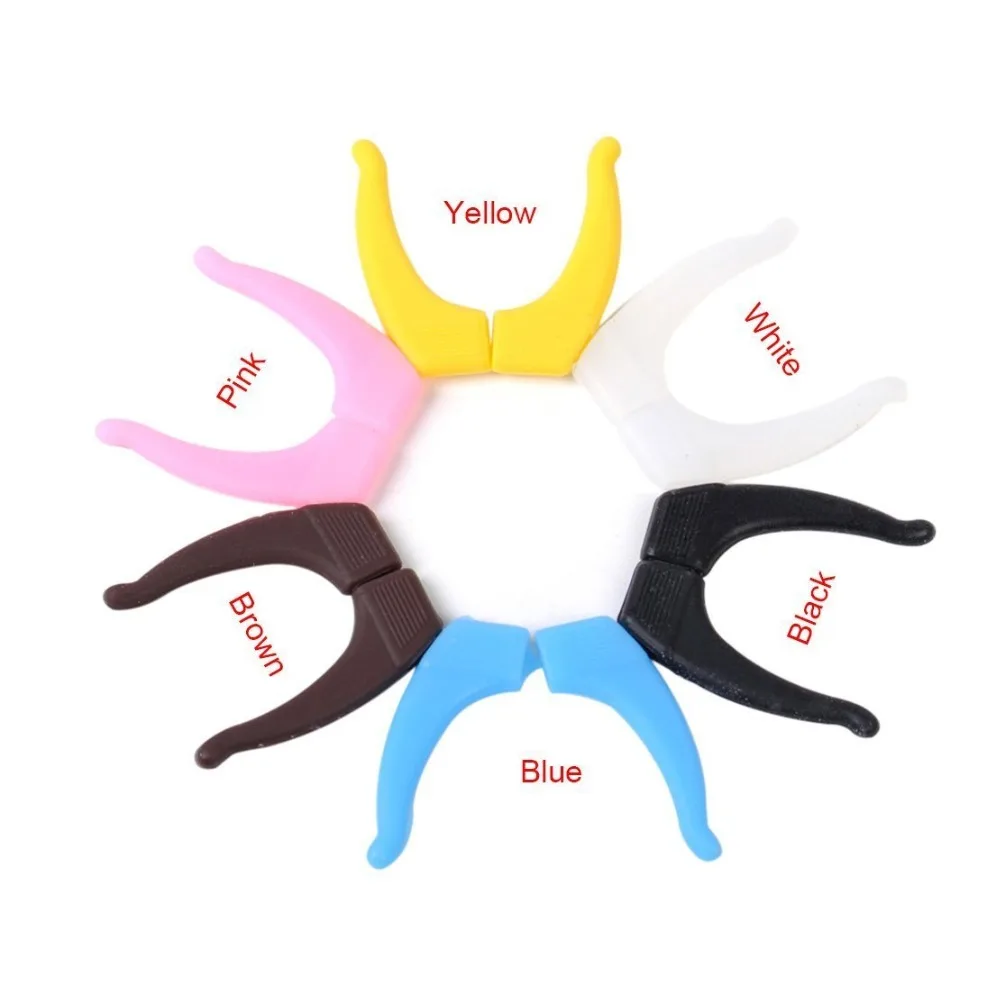 10PairsLot Soft Silicone Anti-slip Holder For Glasses Accessories Ear Hook Sport Eyeglass Temple Tip Sports Lock Grip Holders (7)