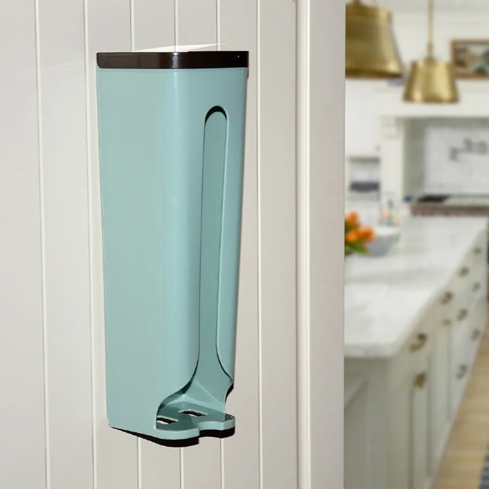 Garbage bag Storage Box Home Grocery Bag Holder Wall Mount Storage
