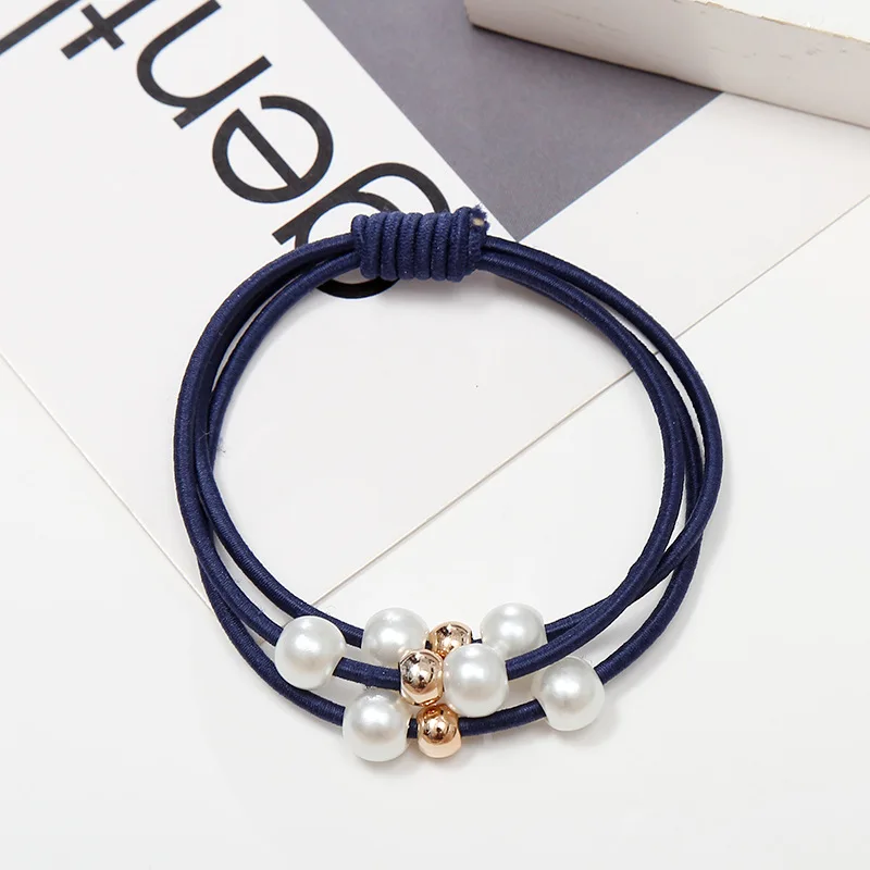 10pcs Fashion Shiny Pearl Hair Bands Elastic Rubber Bands for Women Hair Accessories Colorful Hair Rope Ring Headwear Headbands 10pcs Fashion Shiny Pearl Hair Bands Elastic Rubber Bands for Women Hair Accessories Colorful Hair Rope Ring Headwear Headbands