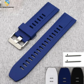 

Silicone Watchband for Samsung 360 Huawei Smart watch men Quick Release Bracelet Band Strap for Smart Watch 18mm 20mm 22mm 24mm