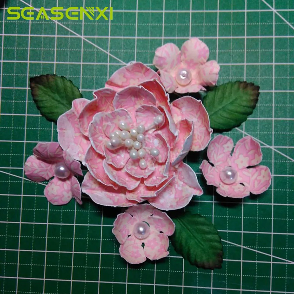 

DIY Metal Cutting Dies Flower Letters Stencil For Scrapbooking Photo Album Decoration Embossing Paper Card Craft Template Folder