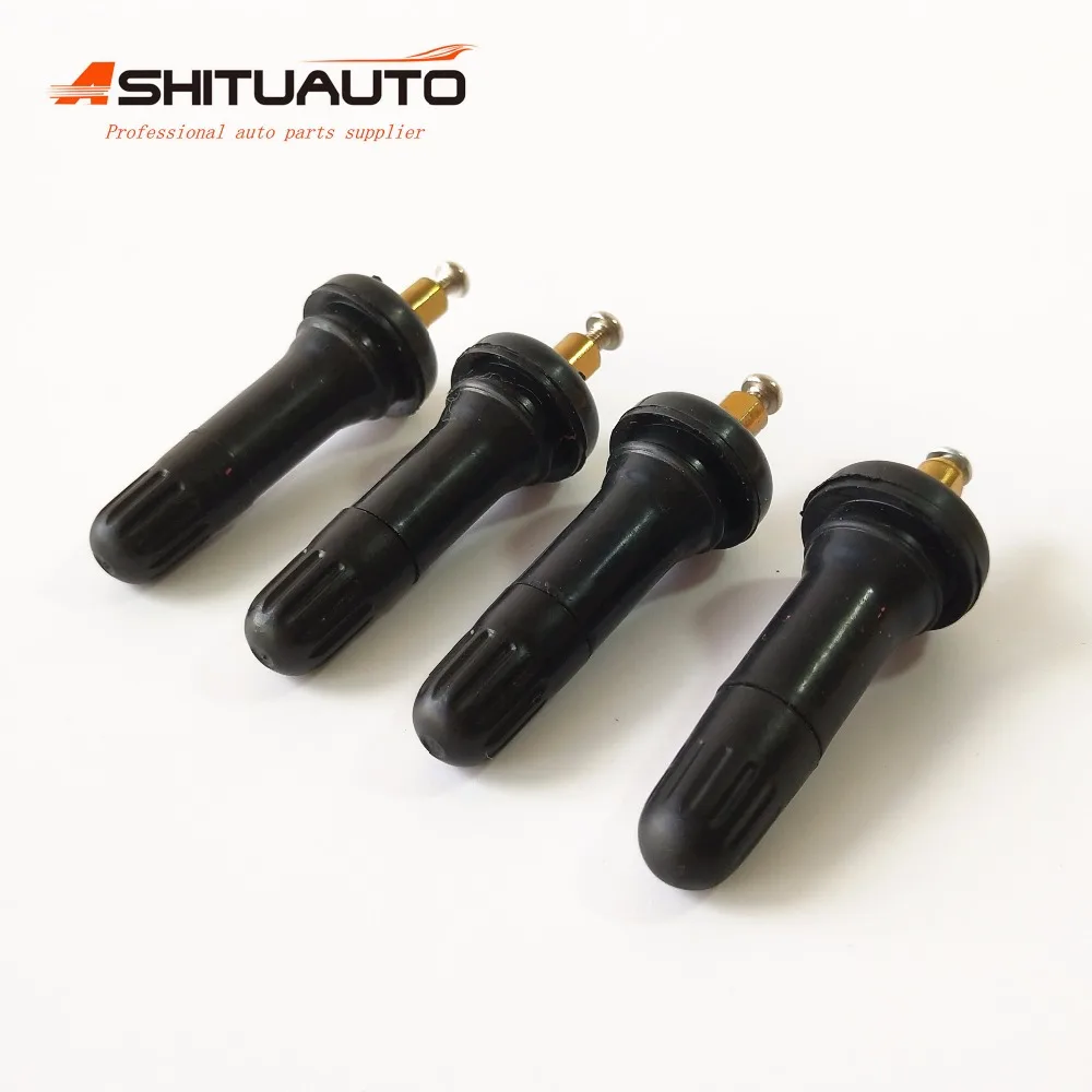 4PCS Rubber Snap in TPMS valve stem Service Kit for Buick/Cadillac