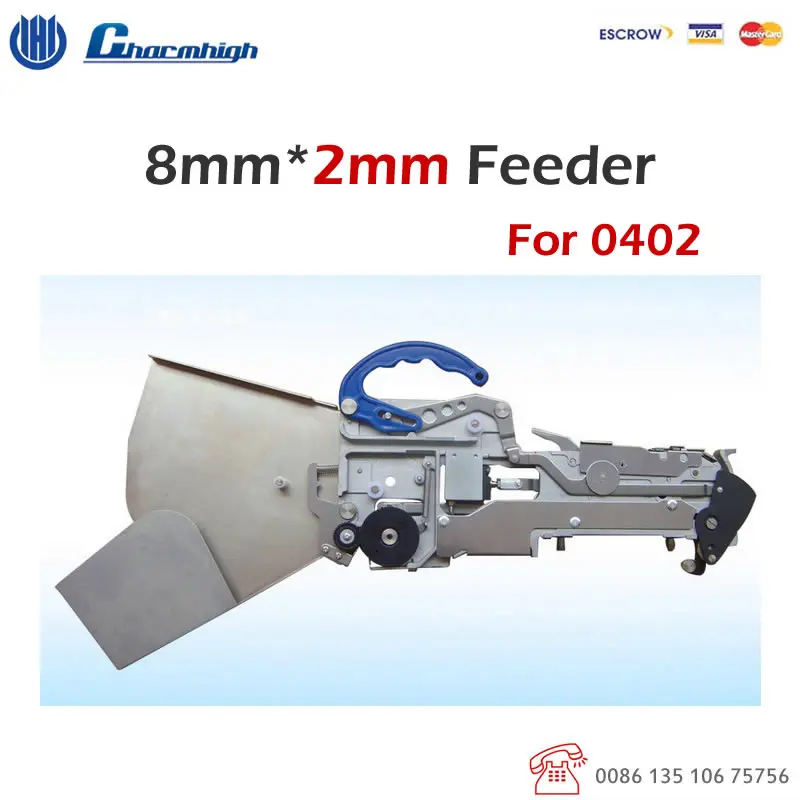 

Standard Yamaha Pneumatic CL Feeder (8mm*2mm, only for 0402) for SMD SMT Pick and Place Machine Best quality!