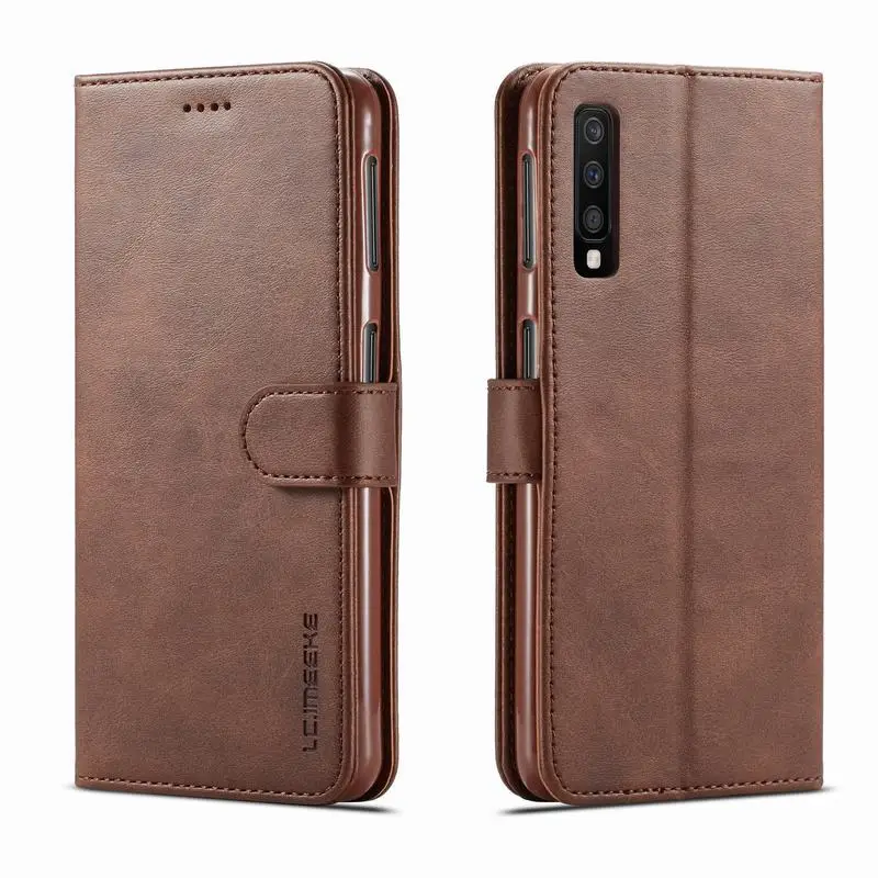 Роскошный чехол для Samsung Galaxy A10 с откидной крышкой кожаный A 10 M10 Магнитный