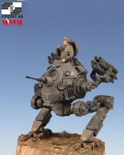 

Unpainted Kit 1/35 fantasy armor soldier Battle Version Army figure Historical Resin kit miniature model