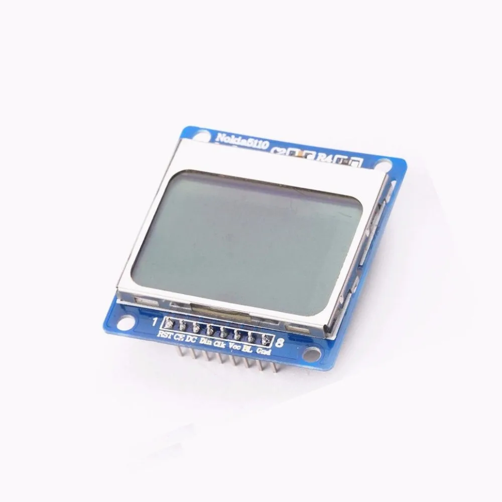 84x48 Nokia LCD Module Blue Backlight Adapter PCB Nokia 5110 LCD For B FD