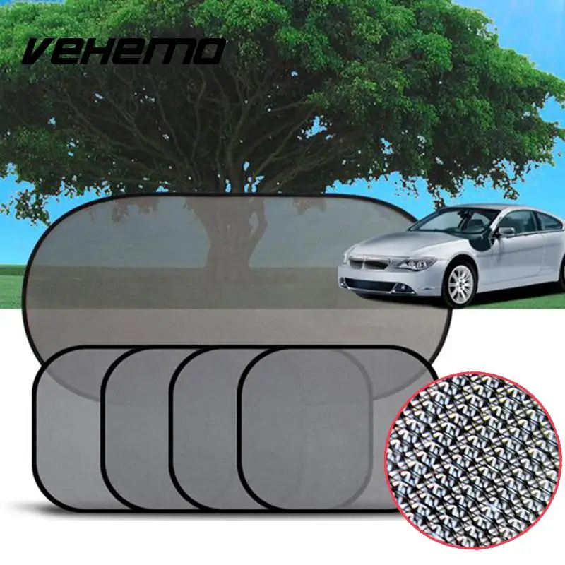 5Pcs Sun Shade Foldable Windshield Car Window UV Protection Visor Cover