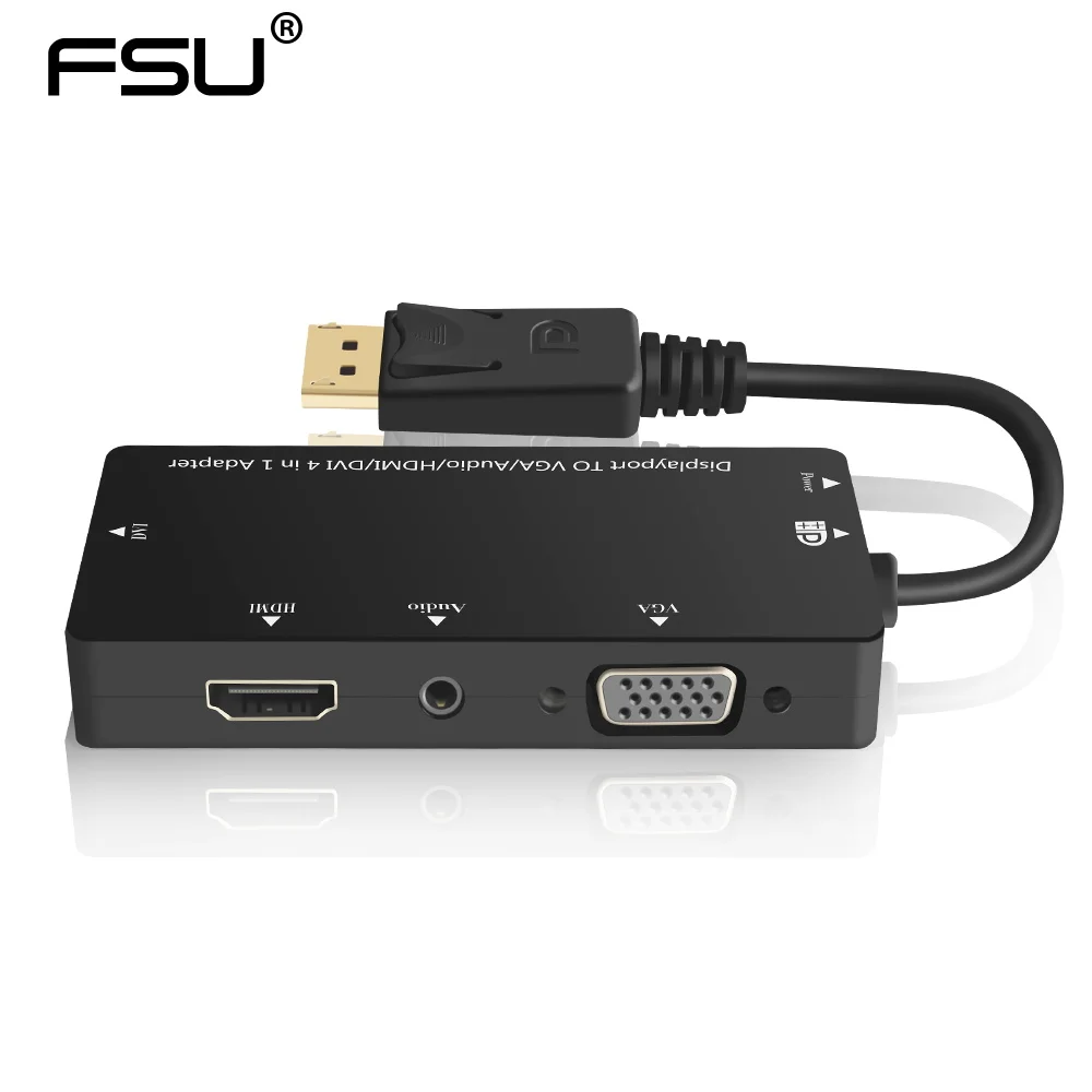 Thunderbolt Displayport Кабель DP к HDMI DVI VGA с aux адаптер Папа мама порт кабель конвертер для ПК