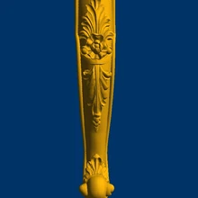 Новая модель 3D STL длинная рельефная форма CNC чайные ножки
