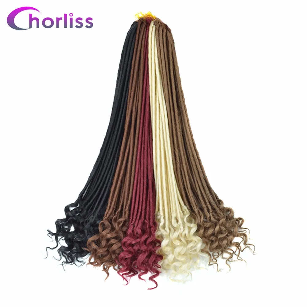 Chorliss 22 ''вязанные косички Faux locs синтетические твист волосы наращивание волос