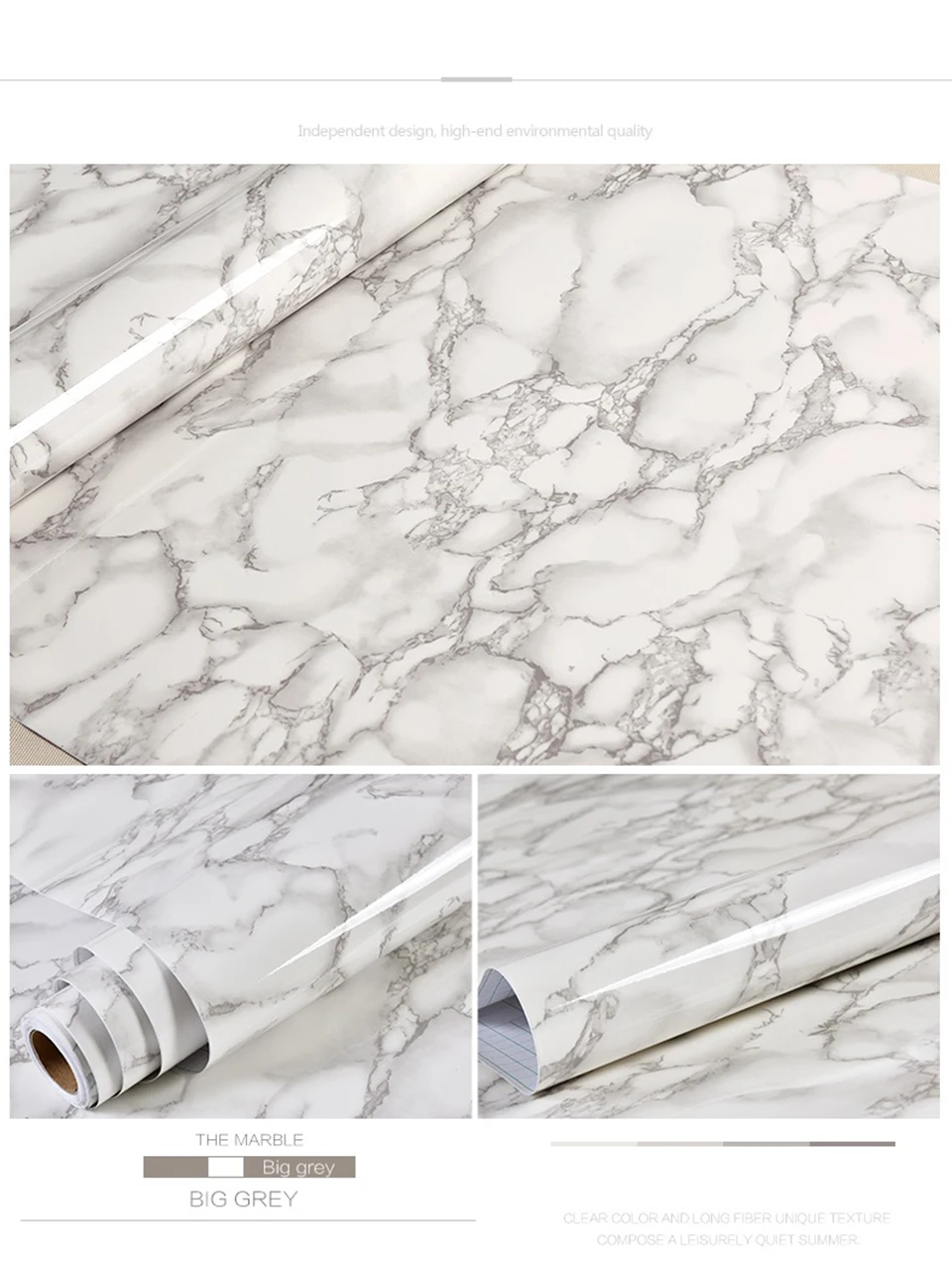 Água de Vinil Papel de Parede de Mármore Prateleira do Armário Adesivos de Parede 3 M e 5 M e 10 m Moderno à Prova d' Auto Adesivo Papel Contact Cozinha Forro da Gaveta 6 Cheap Pap. parede