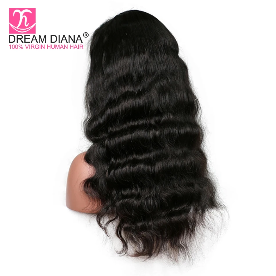 

Dream Indian Body Wave 360 Lace Wig Remy Lace Wigs 360 Human Hair Wigs That Is Glueless 150 Density 3-5 Days Express Delivery