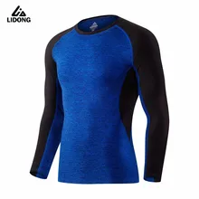 Мужские футболки с длинными рукавами для футбола, быстросохнущие футболки для бега, компрессия бодибилдинг, колготки, толстовка с капюшоном для спортзала