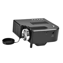 Mini Portable LED Projector 1080P HD Private Home Theater 4 : 3 / 16 :9 Stereo Sound Effect Portable LED Projector US Plug