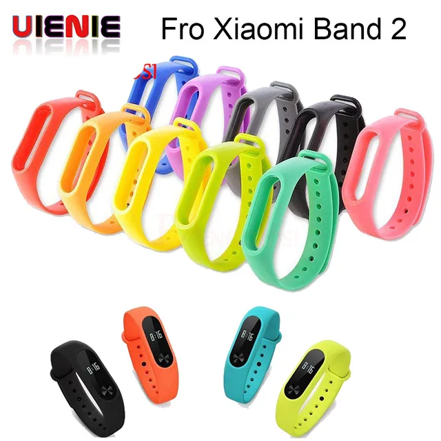 

UIENIE For mi band 2 Silicone strap smart Band Accessories wrist Strap For Xiaomi Mi Band 2 Fitness Colorful Bracelet Wristband