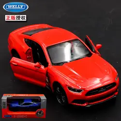 1 шт. 1:36 11.5 см деликатес Welly Ford Mustang GT спортивный автомобиль сплава модель Home Collection украшения мальчик игрушка в подарок