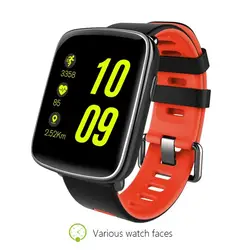 Модные GV68 IP68 водонепроницаемые часы Smart Bluetooth 4,0 SmartWatch Носимых устройств с монитор сердечного ритма для iPhone samsung htc