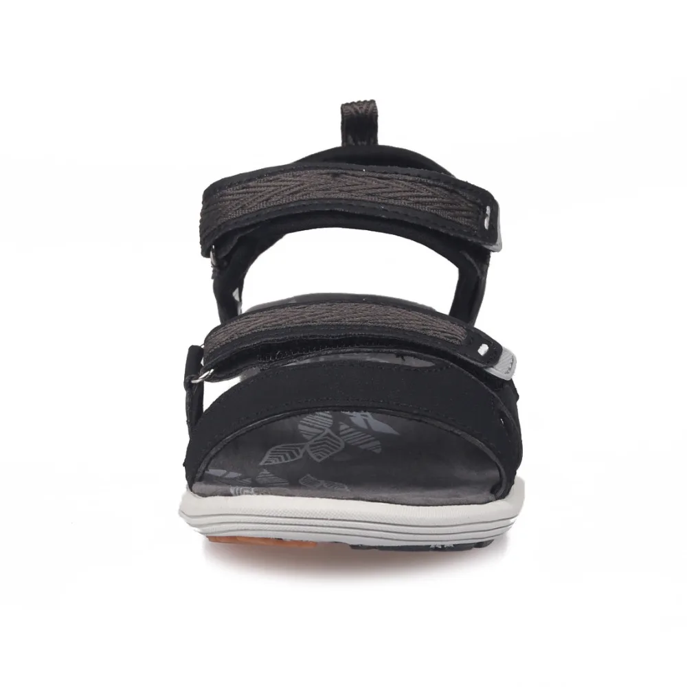 GRITION/женские сандалии на плоской подошве с открытым носком; женская пляжная Уличная обувь; легкие удобные летние женские кроссовки с ремешком и пряжкой; коллекция года