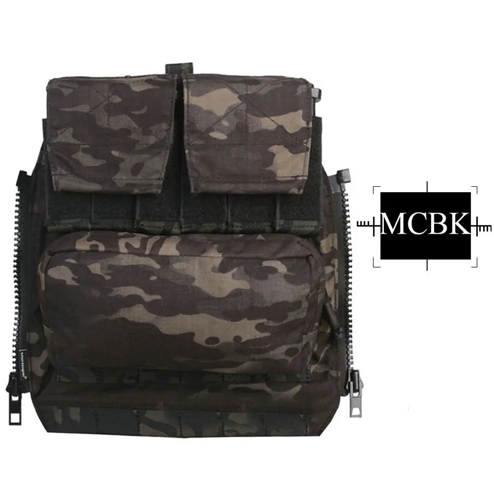 EMERSONGEAR рюкзак с молнией на панели для AVS JPC 2,0 CPC Жилет Охотничий страйкбол Пейнтбол боевой рюкзак мультикам черный EM9286